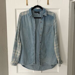 Topshop Light Blue Denim Jacket Size 6